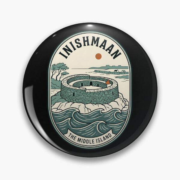 Item preview, Inishmaan The Middle Island Vintage Travel Emblem designed and sold by k3rstman1.