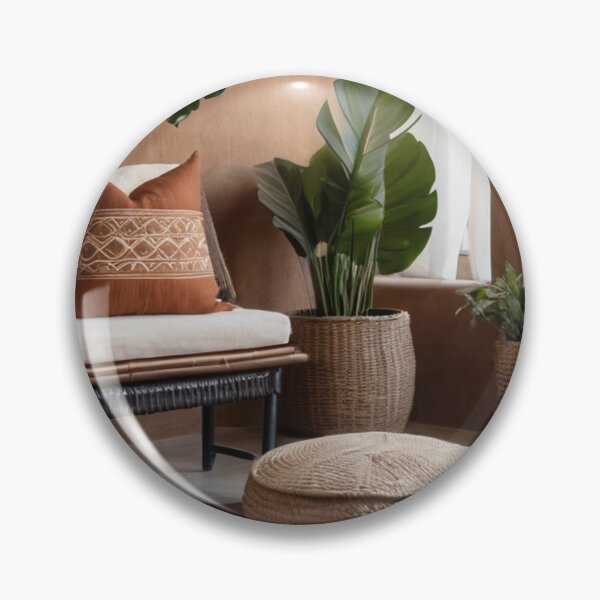 Item preview, Interior - Boho-Chic Living Corner, Lush Plant Decoration designed and sold by Reverso-Design.