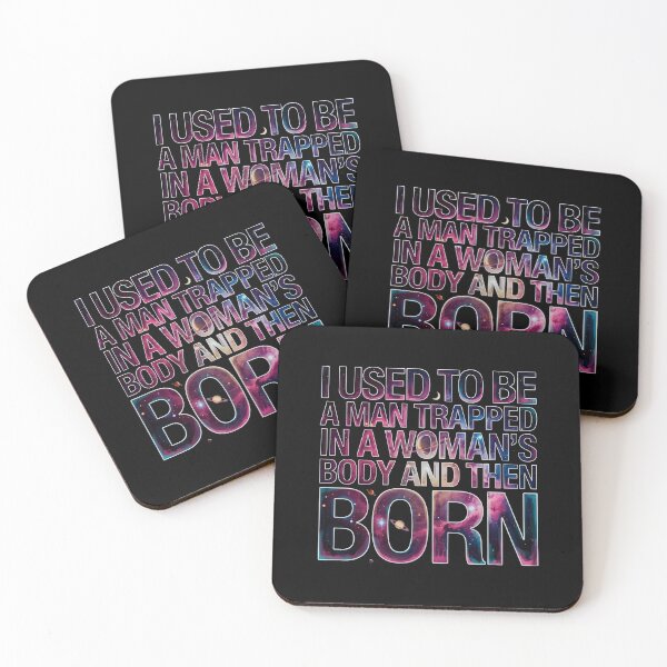 Item preview, I Used to Be A Man Trapped in A Woman's Body Sarcastic Humor designed and sold by Redgiant87x.