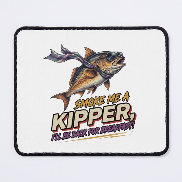 Item preview, Smoke Me a Kipper Cool Fish Design designed and sold by TshirtsOnline-.