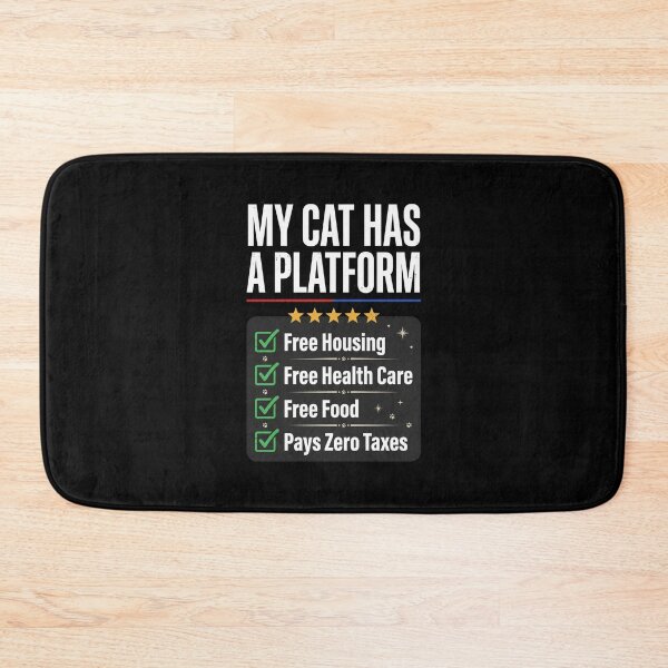 Item preview, My Cat Has A Platform Funny Cat Owner Pet Lover designed and sold by SofenArt.