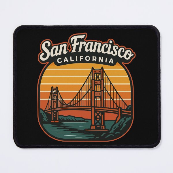 Item preview, San Francisco California Golden Gate Retro Travel designed and sold by TomFrontierArt.