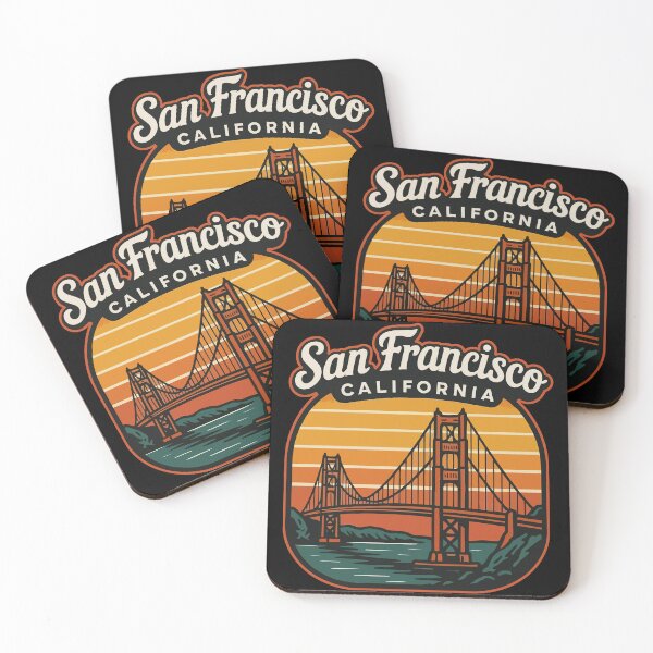 Item preview, San Francisco California Golden Gate Retro Travel designed and sold by TomFrontierArt.
