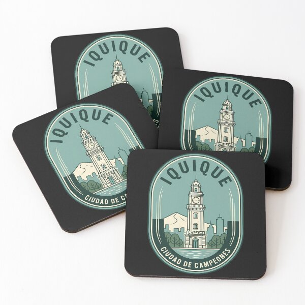 Item preview, Iquique Chile Vintage Travel Emblem Clock Tower designed and sold by k3rstman1.