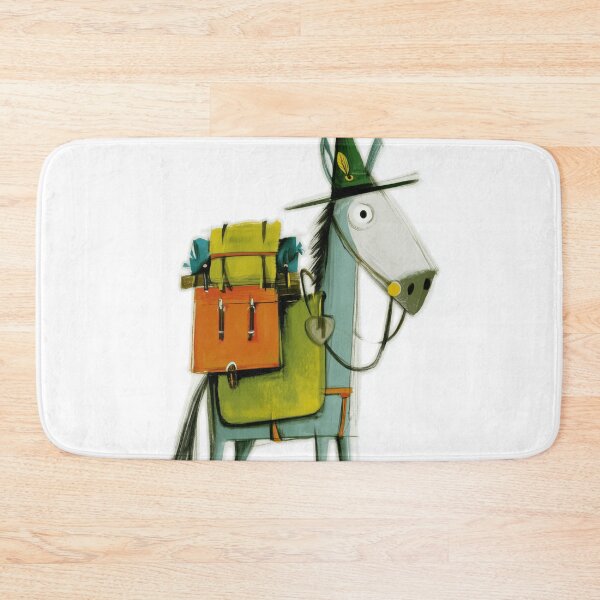 Item preview, Haflinger Mountain Explorer, Golden Adventurer Wall Art designed and sold by MarkedArtPrints.
