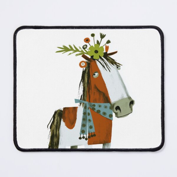 Item preview, Gypsy Vanner Free Spirit, Feathered Beauty Wall Art designed and sold by MarkedArtPrints.