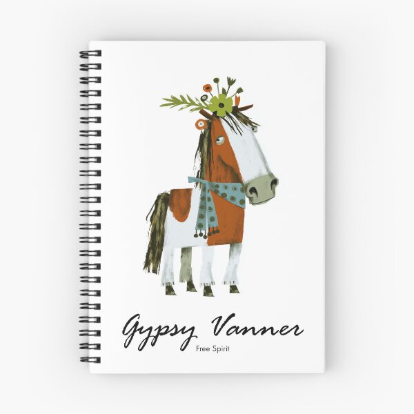 Item preview, Gypsy Vanner Free Spirit, Feathered Beauty Wall Art designed and sold by MarkedArtPrints.