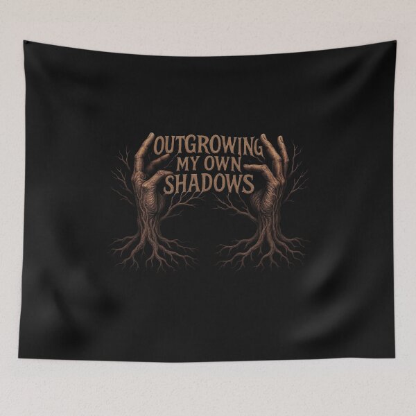 Item preview, Outgrowing My Own Shadows - Roots of Strength (Dark Edition) designed and sold by AcosDesign.