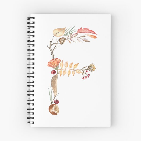 Item preview, Autumn Letter F Monogram designed and sold by Flowersforbear.