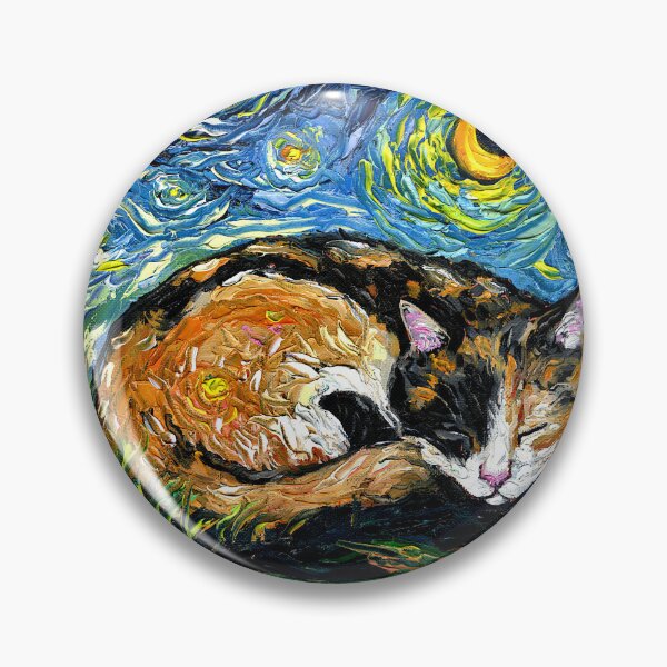 Item preview, Sleepy Calico Night designed and sold by AjaTrier.