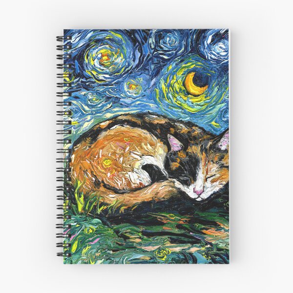 Item preview, Sleepy Calico Night designed and sold by AjaTrier.