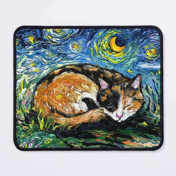 Item preview, Sleepy Calico Night designed and sold by AjaTrier.