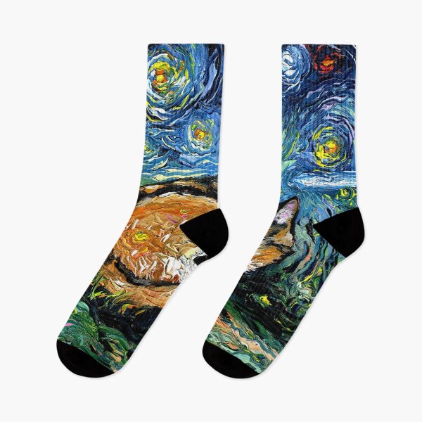 Item preview, Sleepy Calico Night designed and sold by AjaTrier.