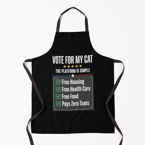Item preview, Vote For My Cat Political Election Humor Design Cat Lover Election Campaign designed and sold by SofenArt.