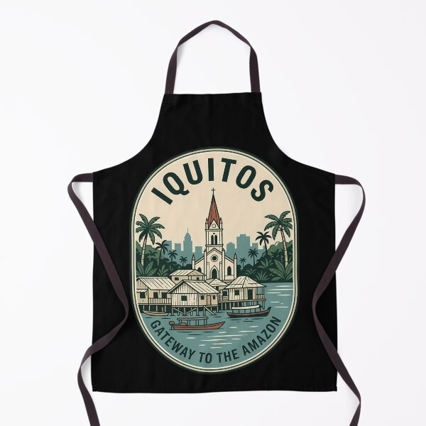 Item preview, Iquitos Peru Vintage Travel Emblem Amazon River designed and sold by k3rstman1.