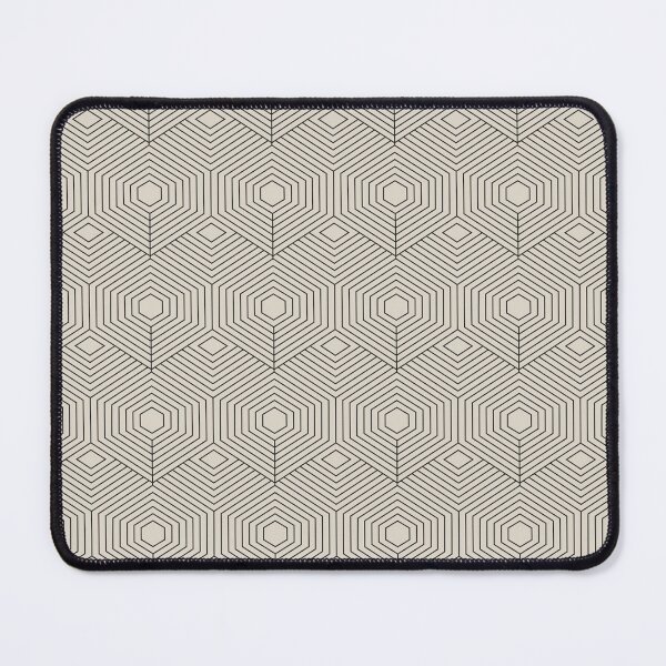 Item preview, Abstract hexagon pattern, luxury minimal geometric interior design designed and sold by Aurum-design.