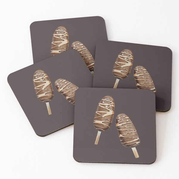 Item preview, Chocolate Ice Cream Bar Marker Illustration designed and sold by AnilaPike Studio.