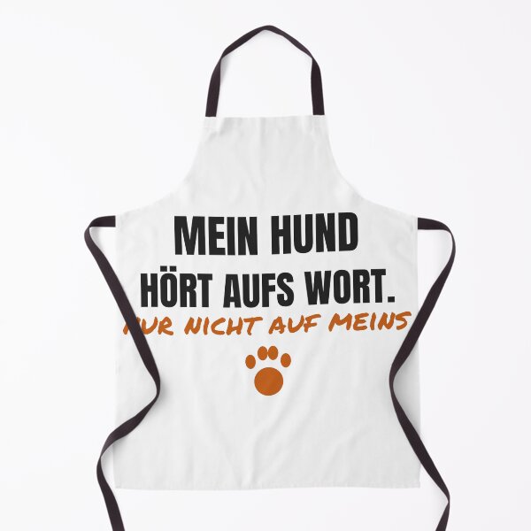 Artikelvorschau, Mein Hund hört aufs Wort – nur nicht auf meins | Hunde Spruch entworfen und verkauft von GrinsWerk.