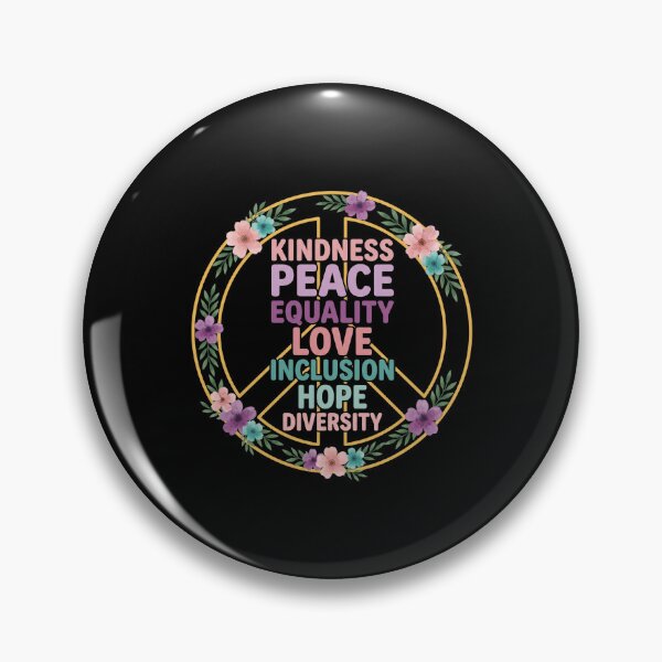 Item preview, Kindness Peace Equality Love Inclusion Hope Diversity Social Justice Advocate designed and sold by SofenArt.