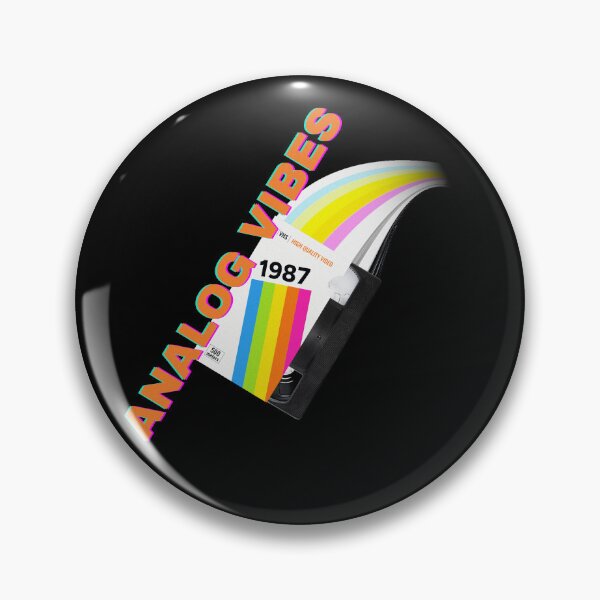 Item preview, Analog Vibes Retro VHS Tape 1987 designed and sold by ZJDesignsArt.