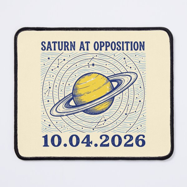 Item preview, Saturn At Opposition 2026 Vintage Astronomy Event designed and sold by 89shirts.