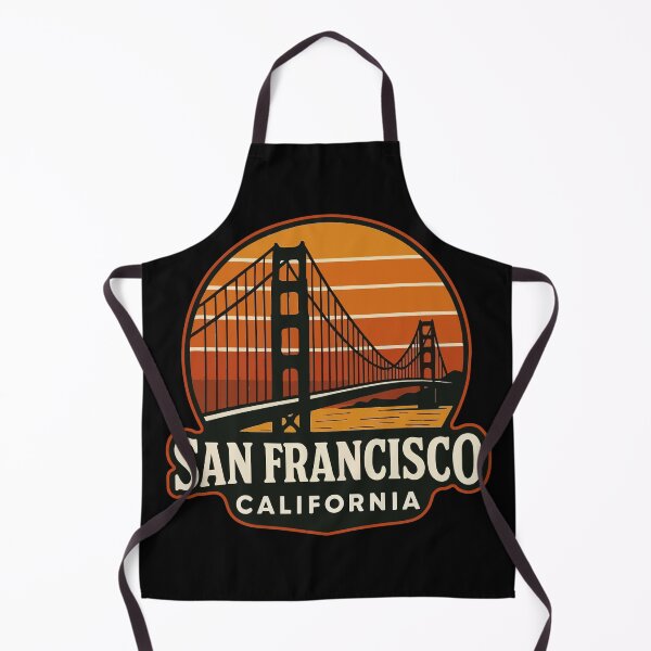 Item preview, San Francisco California Golden Gate Retro designed and sold by TomFrontierArt.