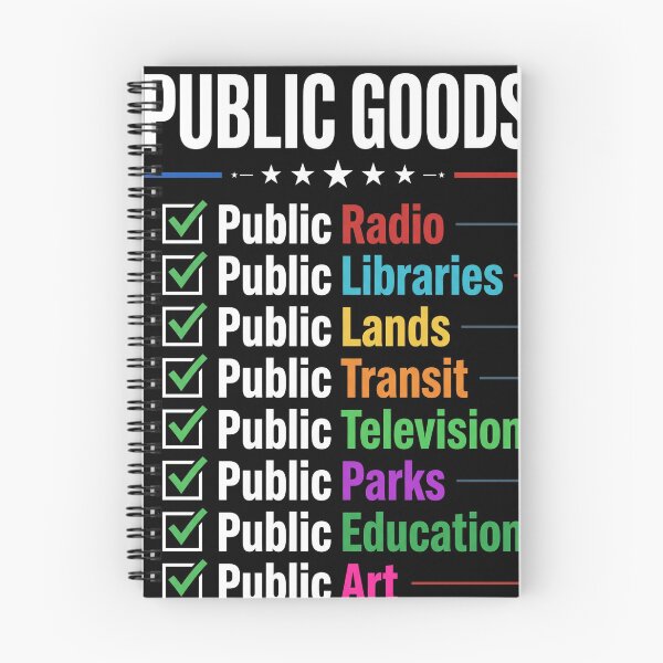 Item preview, Public Goods Public Radio Libraries Lands Transit Television Parks Education Art Civic Supporter designed and sold by SofenArt.