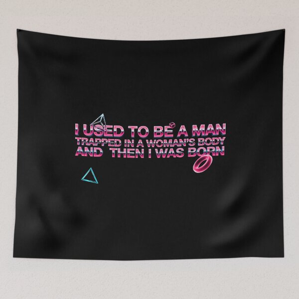 Item preview, I Used to Be A Man Trapped in A Woman's Body Funny Retro designed and sold by Redgiant87x.