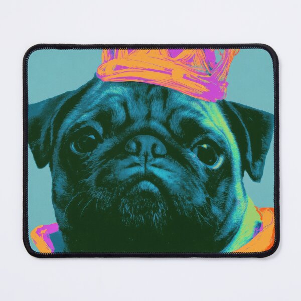 Item preview, Pug Monarch Of Mischief, Cheeky Royalty Wall Art designed and sold by MarkedArtPrints.