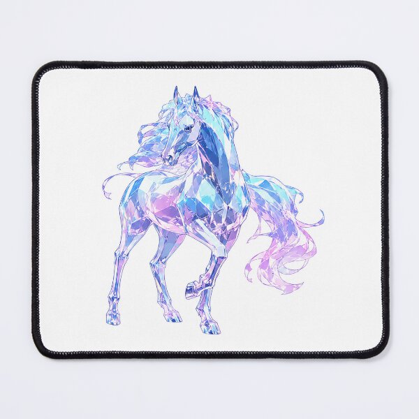 Item preview, Prismveil Crystalstride: The Manga Glassmane Stallion designed and sold by BlissBlvdShop.