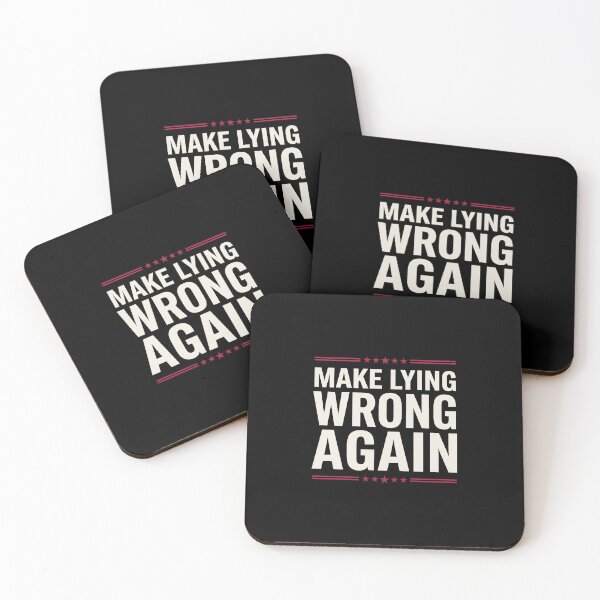 Item preview, Make Lying Wrong Again Truth Honesty Political Commentary designed and sold by SofenArt.