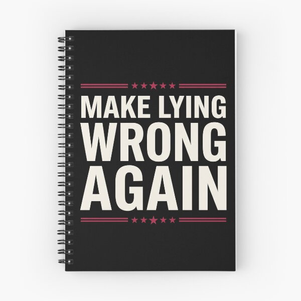 Item preview, Make Lying Wrong Again Truth Honesty Political Commentary designed and sold by SofenArt.