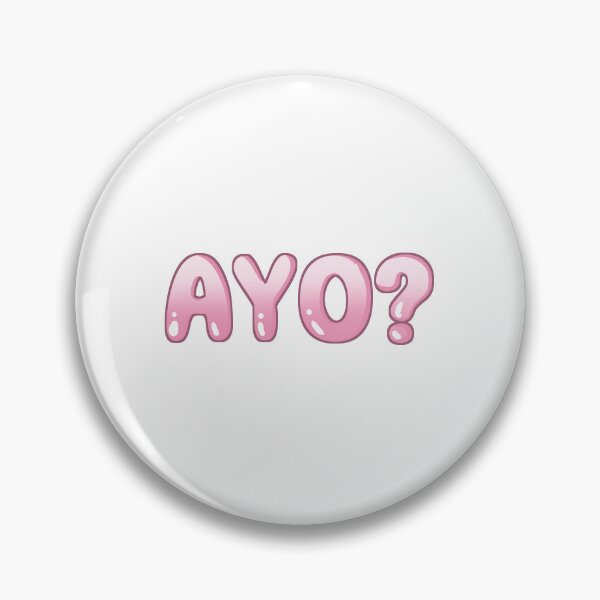 Item preview, Ayo Funny Gaming Meme Sticker | Stream Chat Reaction Design designed and sold by faeveld.