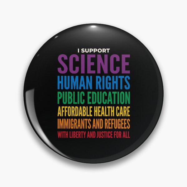 Item preview, I Support Science Human Rights Public Education Affordable Health Care Immigrants And Refugees With Liberty And Justice For All Progressive Advocate designed and sold by SofenArt.