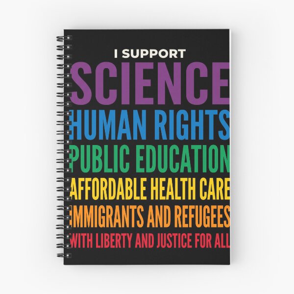 Item preview, I Support Science Human Rights Public Education Affordable Health Care Immigrants And Refugees With Liberty And Justice For All Progressive Advocate designed and sold by SofenArt.