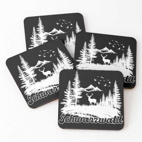 Item preview, Black Forest deer family forest nature gift souvenir designed and sold by MyPriond.