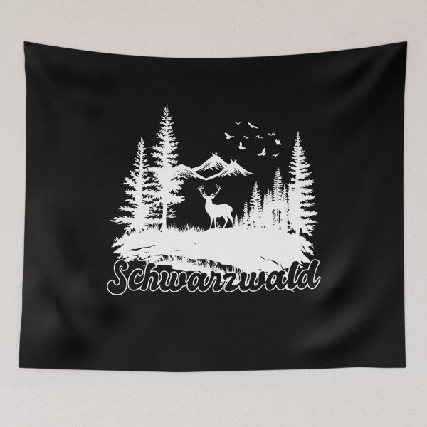 Item preview, Black Forest deer family forest nature gift souvenir designed and sold by MyPriond.