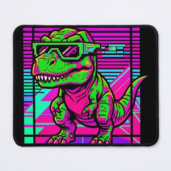 Item preview, Cool T-Rex Dinosaur Wearing Sunglasses Retro Synthwave 80s designed and sold by KCasual.