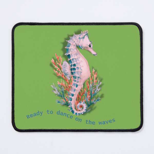 Item preview, Ready To Dance On The Waves Underwater Design Seahorse designed and sold by MarthaPlace.