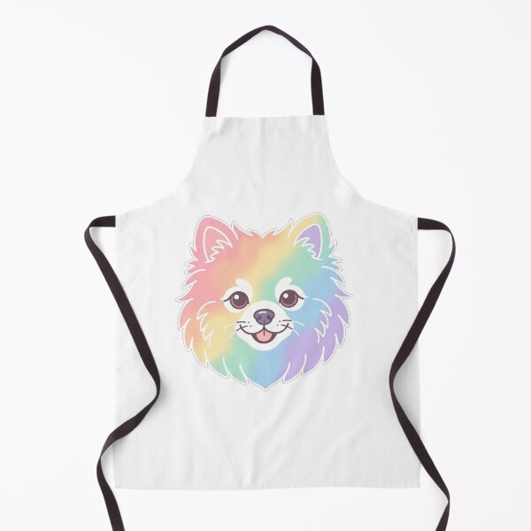 Item preview, Cute Pastel Rainbow Pomeranian Dog Face designed and sold by Owcomm.