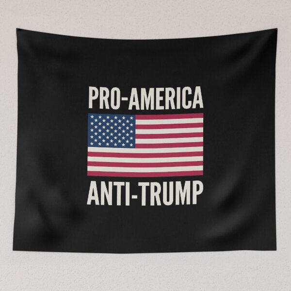 Item preview, Pro-America Anti-Trump American Patriot Political Statement designed and sold by SofenArt.