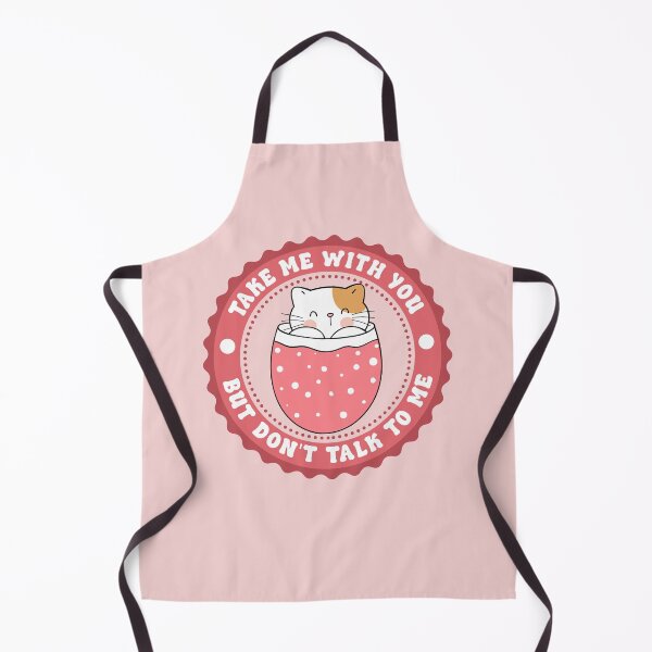 Item preview, Take Me With You But Don't Talk To Me - Funny Introvert Cat Badge designed and sold by the-Z3nith.
