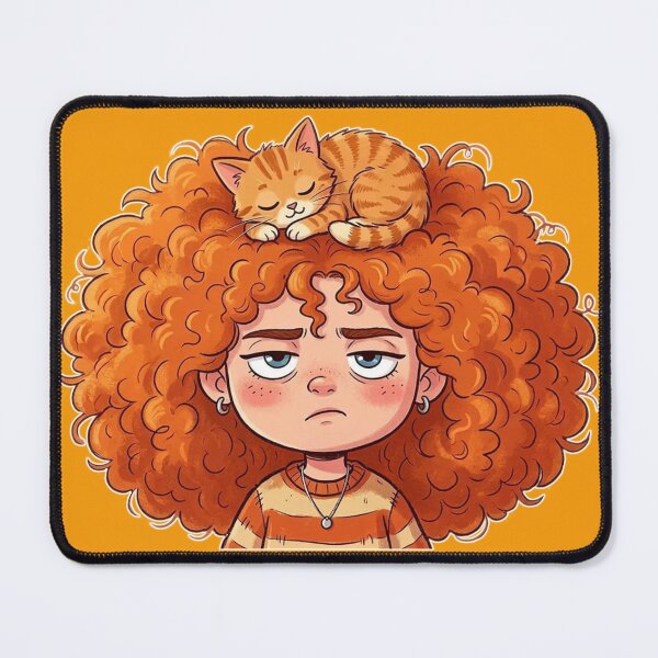 Item preview, Girl and cat designed and sold by snoWorkshop.
