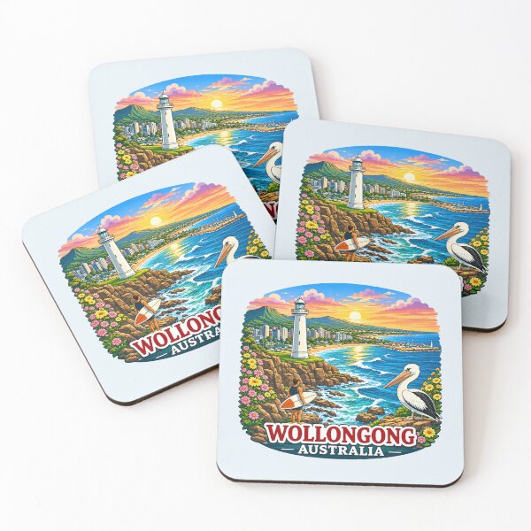 Item preview, Wollongong, Australia - Coastal City designed and sold by Myra365Art.