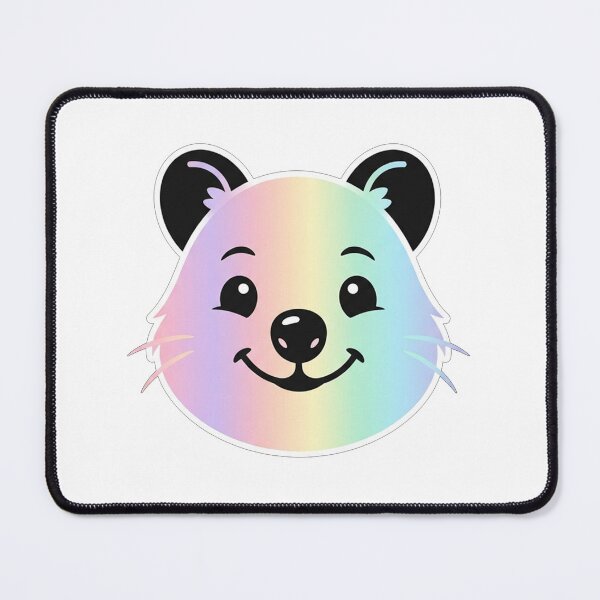 Item preview, Cute Rainbow Quokka Face Happy Animal designed and sold by Owcomm.