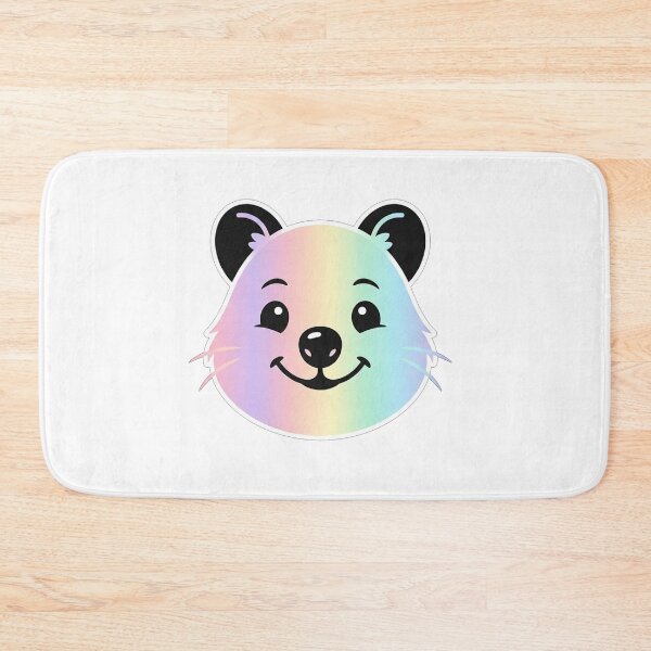 Item preview, Cute Rainbow Quokka Face Happy Animal designed and sold by Owcomm.