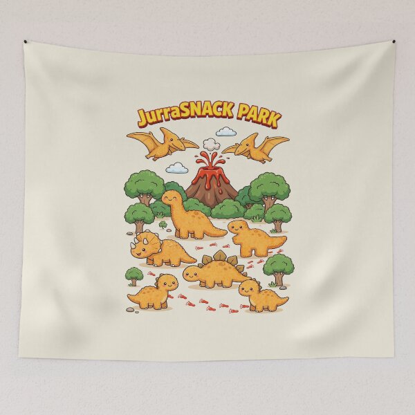 Item preview, JurraSnack Park Funny Dino Nugget Kawaii designed and sold by ICANTWithoutCOFFEE.