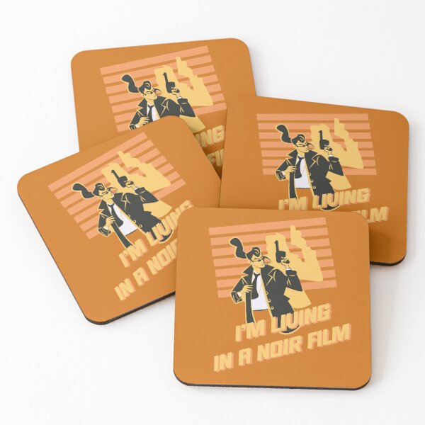 Item preview, I’m Living in a Noir Film Classic Cinema Illustration designed and sold by beboplab.