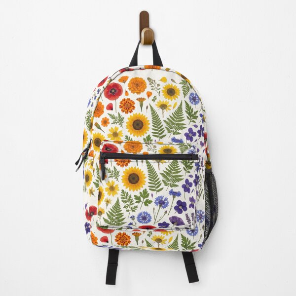 Item preview, Rainbow Flower Shirt – Pressed Botanical Scattered Wildflower Color Tee designed and sold by DmaarGroup.