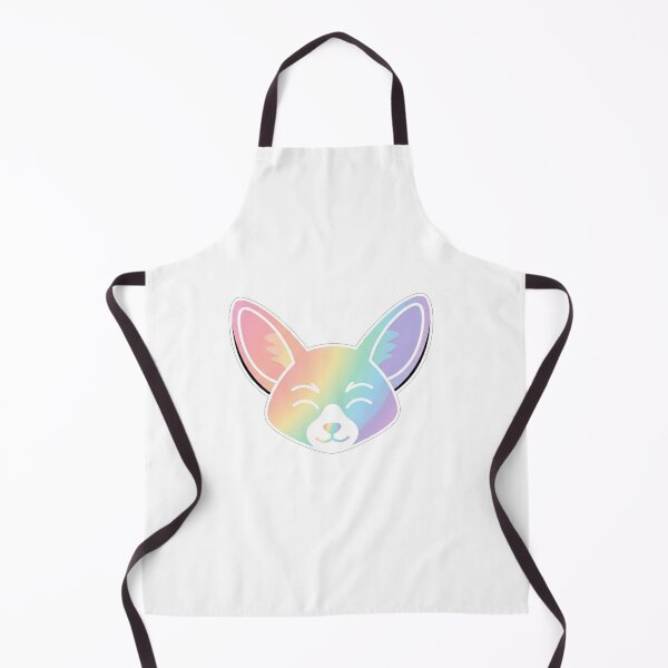 Item preview, Cute Rainbow Fennec Fox Face Illustration designed and sold by Owcomm.